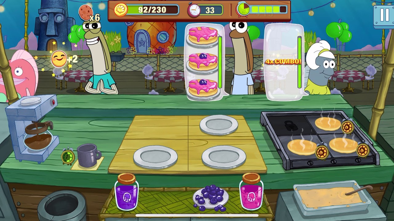 SpongeBob Krusty Cook Off Pancakes Level 12 » Video Bakery