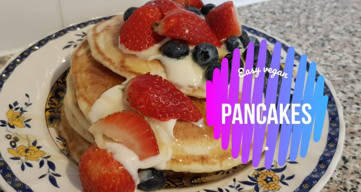 yt 98529 Vegan pancakes Kieran the Chef U can cook 1210x642 - Vegan pancakes - Kieran the Chef - U can cook!