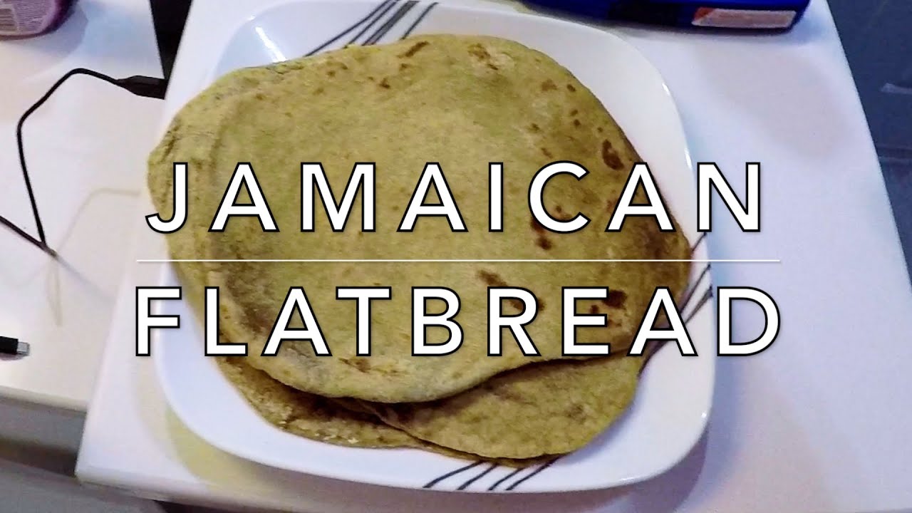 How to make JAMAICAN FLAT BREAD! Roti bread! Making bread on the stove