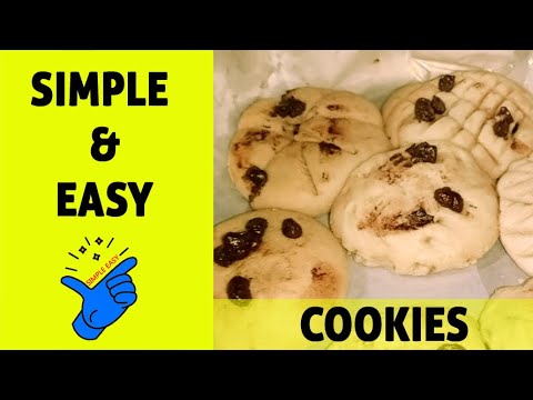 yt 211025 How to make simple easy cookies Without oven Homemade Choco chip cookies - How to make simple & easy cookies | Without oven | Homemade | Choco chip cookies