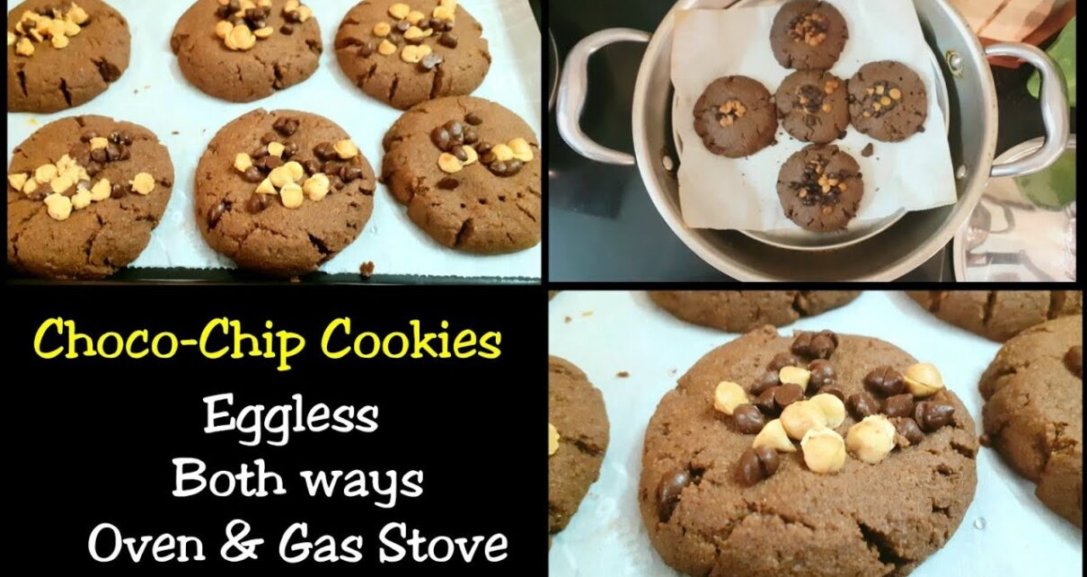 yt 211559 HOW TO MAKE EGGLESS HEALTHY CHOCOCHIP COOKIES NO OVEN WHOLE WHEAT COOKIES No maida No sugar 1210x642 - HOW TO MAKE EGGLESS HEALTHY CHOCOCHIP COOKIES |(NO OVEN WHOLE WHEAT COOKIES)| No maida, No sugar