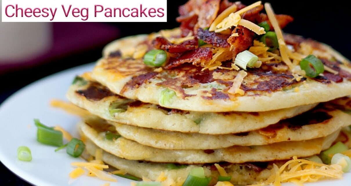 yt 212949 How To Make Cheesy Veg Pancakes Cheese Vegetables Pancakes Indian Style Veg Cheese Pancakes 1210x642 - How To Make Cheesy Veg Pancakes | Cheese Vegetables Pancakes | Indian Style Veg Cheese Pancakes