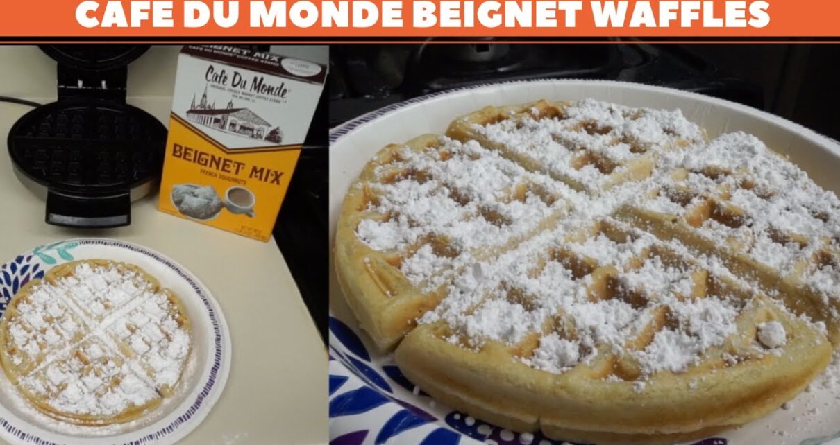 yt 218173 Cafe Du Monde Beignet WafflesPiecesofNika 1210x642 - Cafe Du Monde Beignet Waffles!~PiecesofNika
