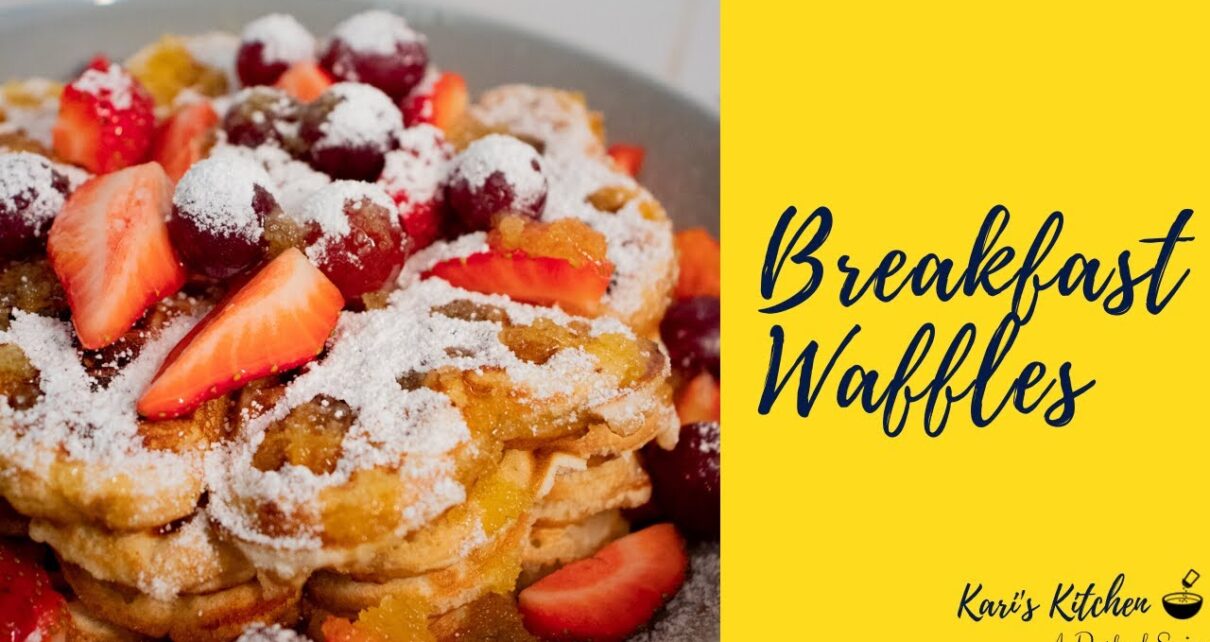 yt 218177 How To Make Breakfast Waffles w a guest Karis Kitchen 1210x642 - How To Make Breakfast Waffles w/ a guest | Kari's Kitchen