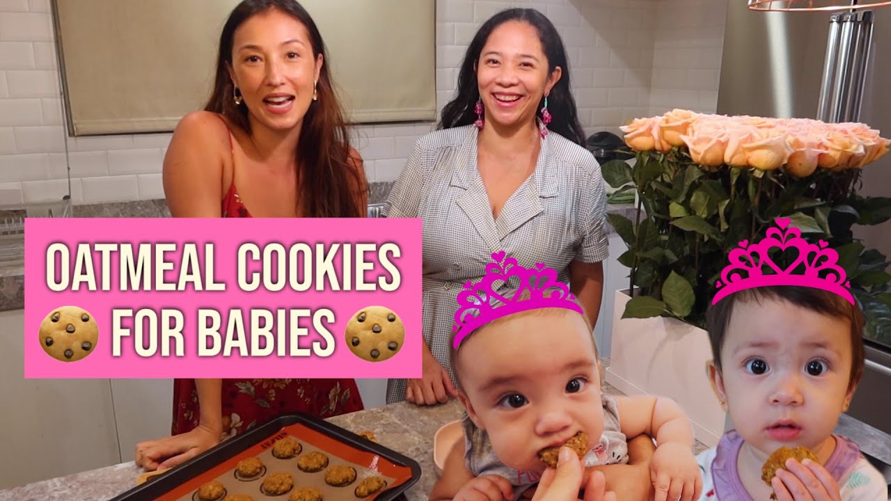 How to Make Oatmeal Cookies for BABIES! SolennCooking » Video Bakery