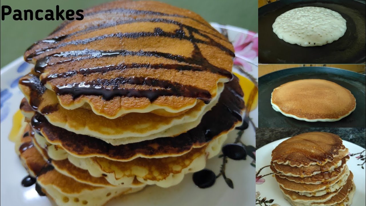 How to make Pancakes in Telugu Fluffy Pancake Simple and easy