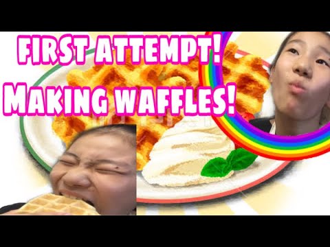 yt 235781 First challenge Making waffles - 【初挑戦】　ワッフル作り！   [First challenge] Making waffles!
