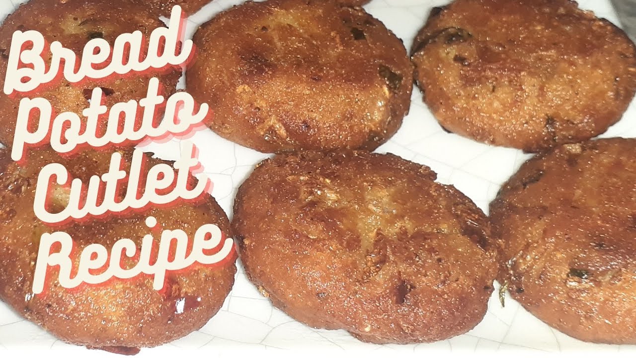 Bread Potato Cutlet Recipe Bread Cutlet Recipe Snacks Recipe