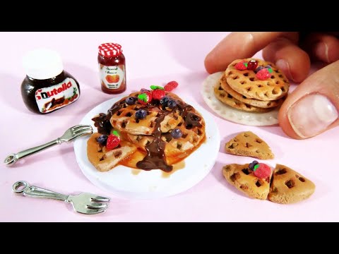 yt 239595 Easy Diy Miniatures Waffles Mini Food for Barbie Dollhouse Chocolate Strawberry Barbie hacks - Easy Diy Miniatures Waffles Mini Food for Barbie Dollhouse   Chocolate Strawberry   Barbie hacks