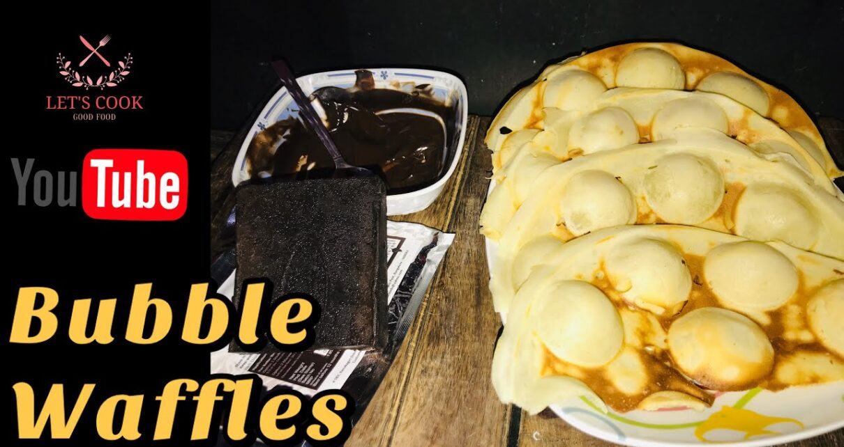 yt 242147 Bubble Waffles In Apam Pan Lets Cook Good Food  1210x642 - Bubble Waffles 🧇  | In Apam Pan | Let's Cook Good Food 💕