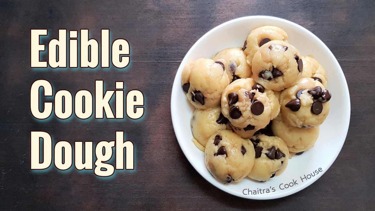 How to Make Edible Cookie Dough by Video