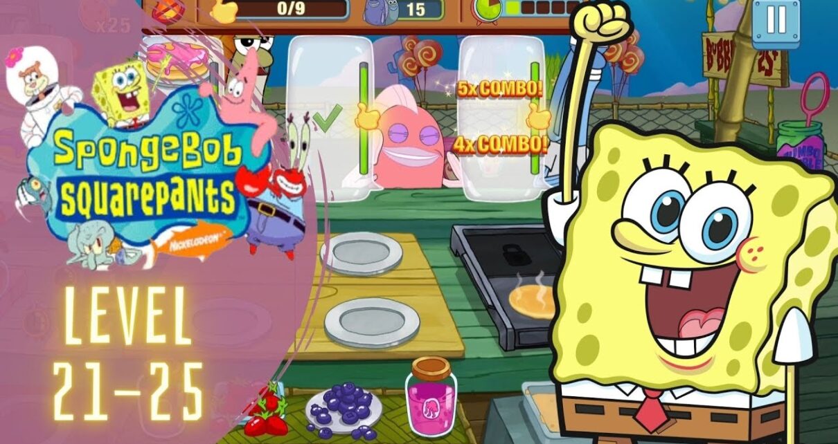 yt 267408 SpongeBob Krusty Cook Off Pancakes Stand Level 21 25 Gameplay Walkthrough Part 5 iOSAndroid 1210x642 - SpongeBob - Krusty Cook Off : Pancakes Stand Level 21-25 | Gameplay Walkthrough Part 5 (iOS,Android)