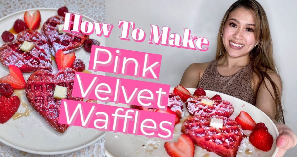 yt 268219 How To Make Pink Velvet Waffles 1210x642 - How To Make Pink Velvet Waffles