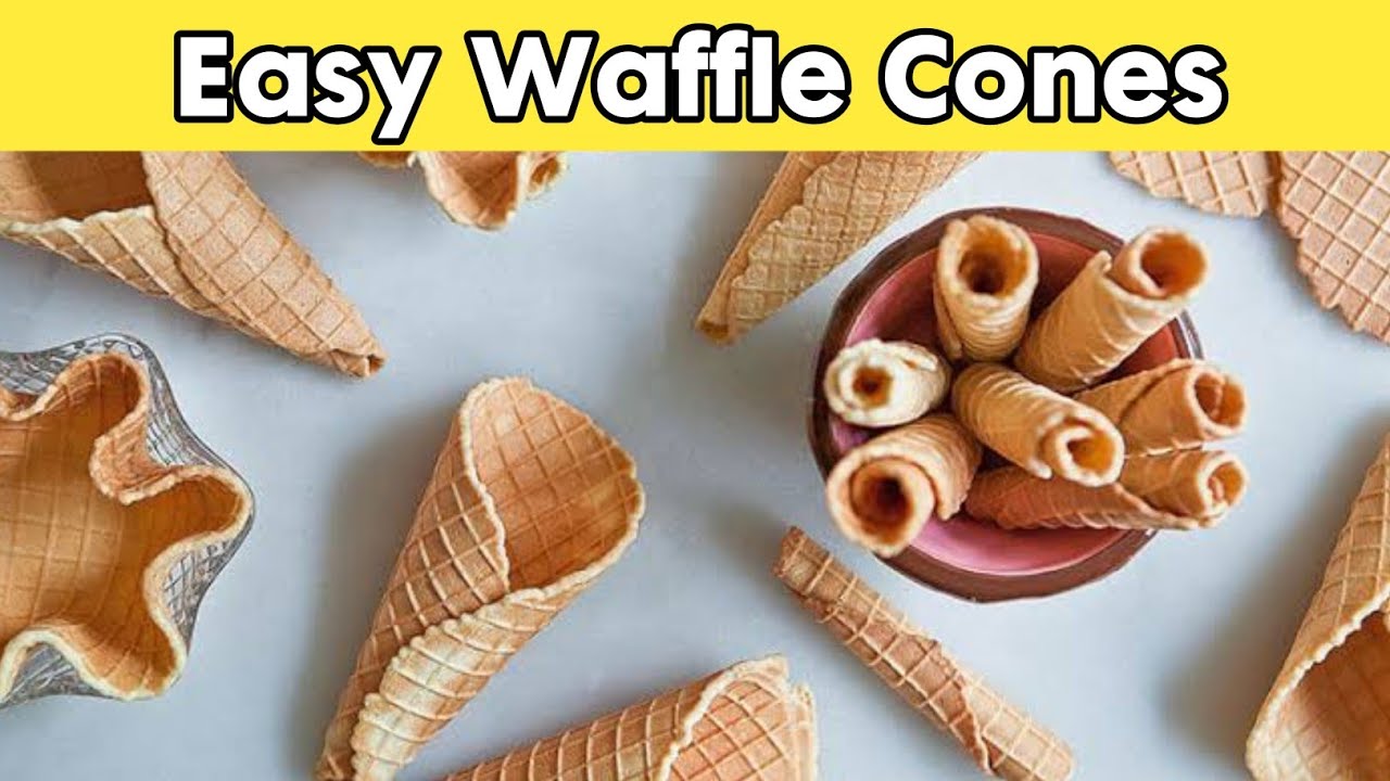 How To Make Waffle Cones » Video Bakery