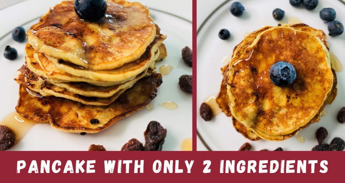 yt 268908 ONLY 2 Ingredients PANCAKE Super easy and quick to Make Pancake recipe Shorts 1210x642 - ONLY 2 Ingredients PANCAKE - Super easy and quick to Make - Pancake recipe #Shorts