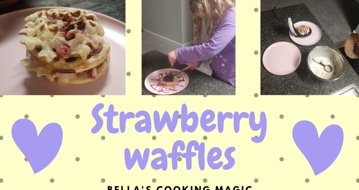 yt 269004 How to make Super Yummy Strawberry Waffles 1210x642 - How to make: Super Yummy Strawberry Waffles